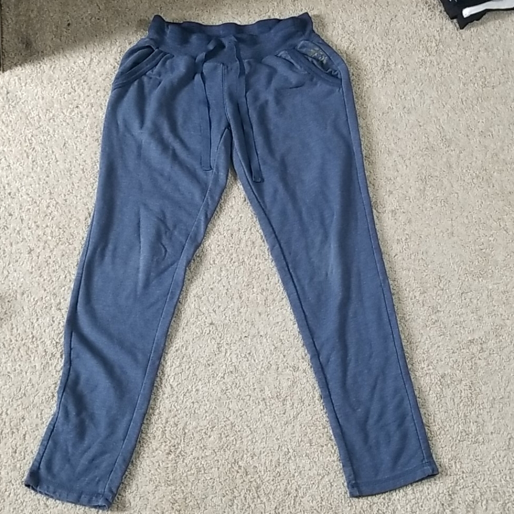 Blue sweatpants